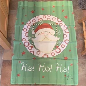 BNWOT Santa Flag. Large Garden Flag.
